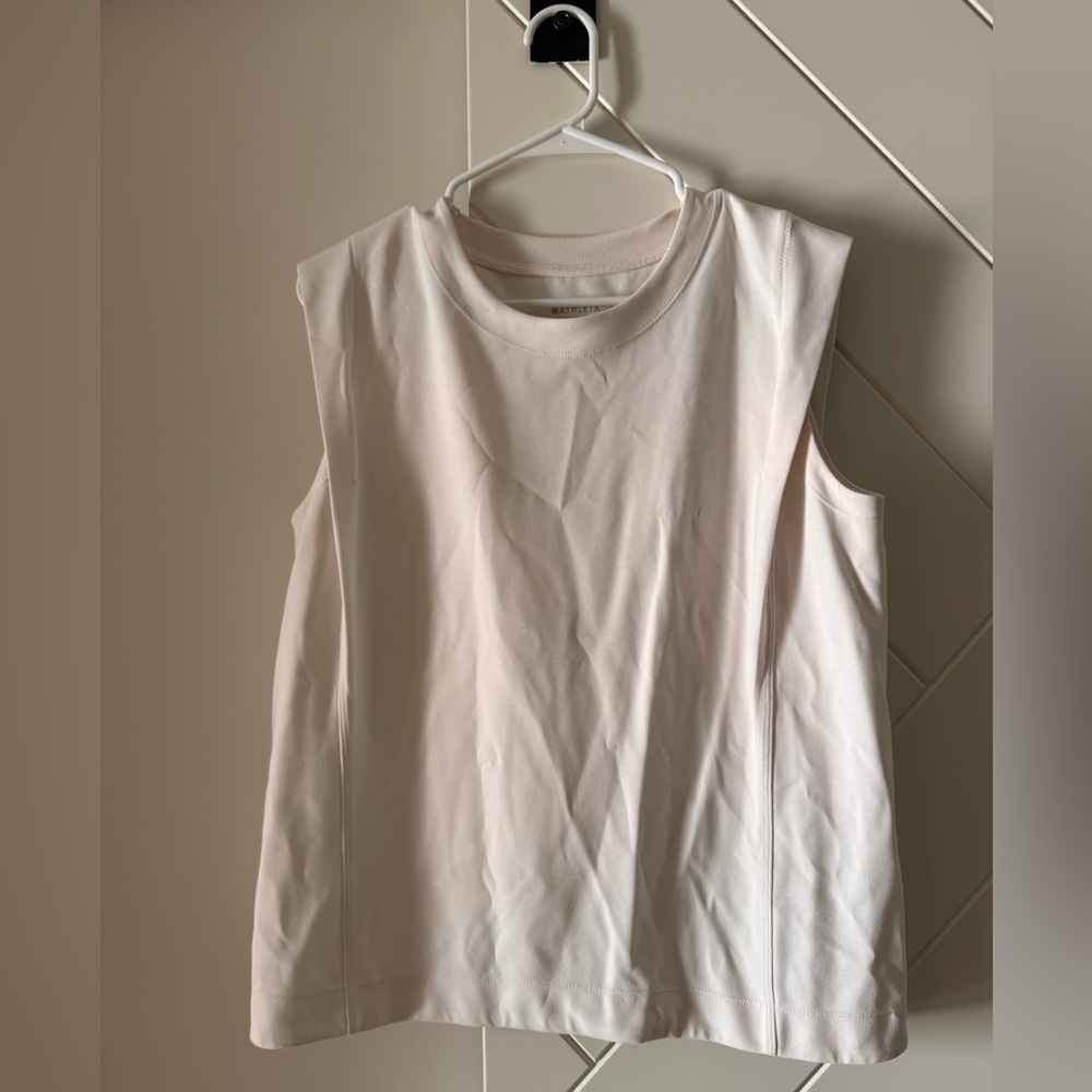 Athleta Women's Muscle Tee in cream